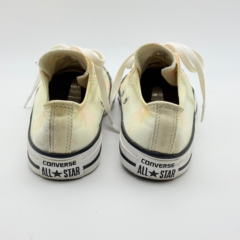 Converse Chuck Taylor Sneakers Womens 8 Yellow Palm Tree Tie Dye Low Top Shoes - Picture 5 of 9